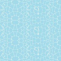 WATER WORLD (BACKGROUND) / light blue - Cotton woven fabric