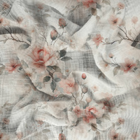 PASTEL FLOWERS WZ. 26 - Baumwoll Musselin