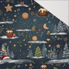 SWEET CHRISTMAS - Hydrofobní česaná teplákovina