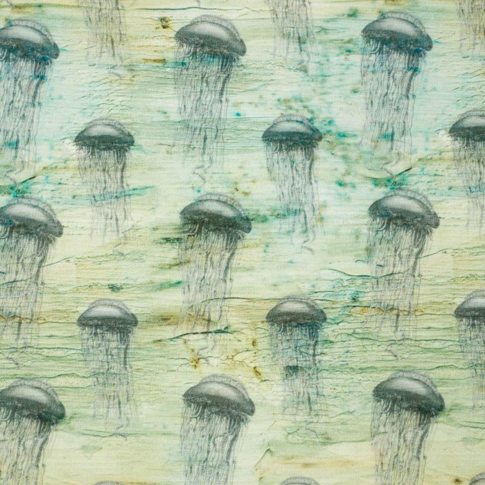 JELLYFISH (SEA ABYSS)  - quick-drying woven fabric
