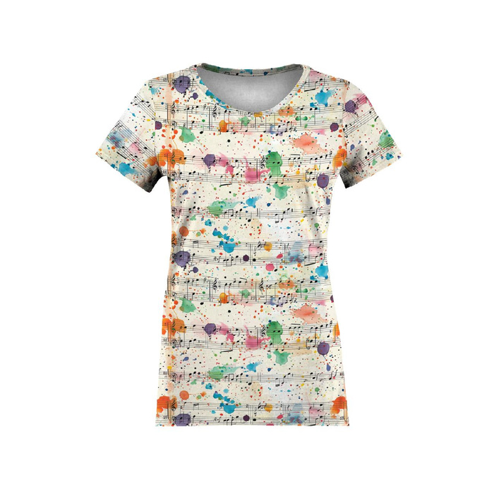 MUSIC NOTES PAT. 1 - Linen 100%