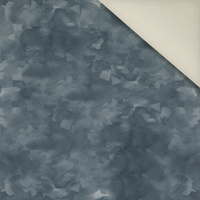 CAMOUFLAGE m. 2 / slate blue - Polster- Velours