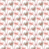 HEARTS (BALLOONS) / white (VALENTINE'S HEARTS) - looped knit fabric
