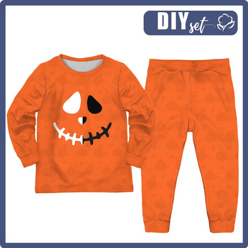 PIŻAMA DZIECIĘCA " MIKI" - UŚMIECH / DYNIE - zestaw do uszycia