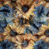 Sunflowers wz. 9 - Cotton muslin