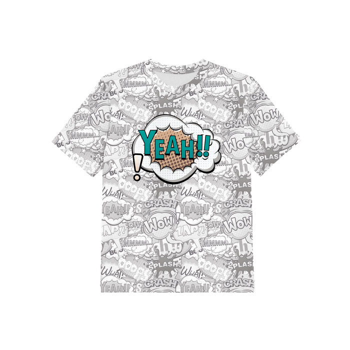 2-PACK - T-SHIRT DZIECIĘCY - KOMIKS / yeah - ZESTAW DO USZYCIA