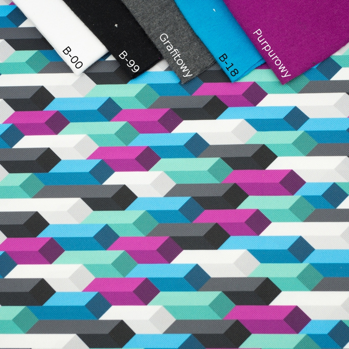 SOLIDS 3D - Waterproof woven fabric