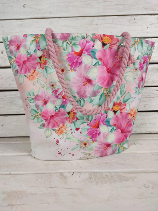 SHOPPER - STOCKROSEN M. 2 - Nähset