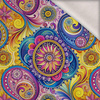 PAISLEY wz.21 - brushed knitwear with elastane ITY