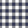VICHY GRID NAVY / white - Viscose jersey WE210