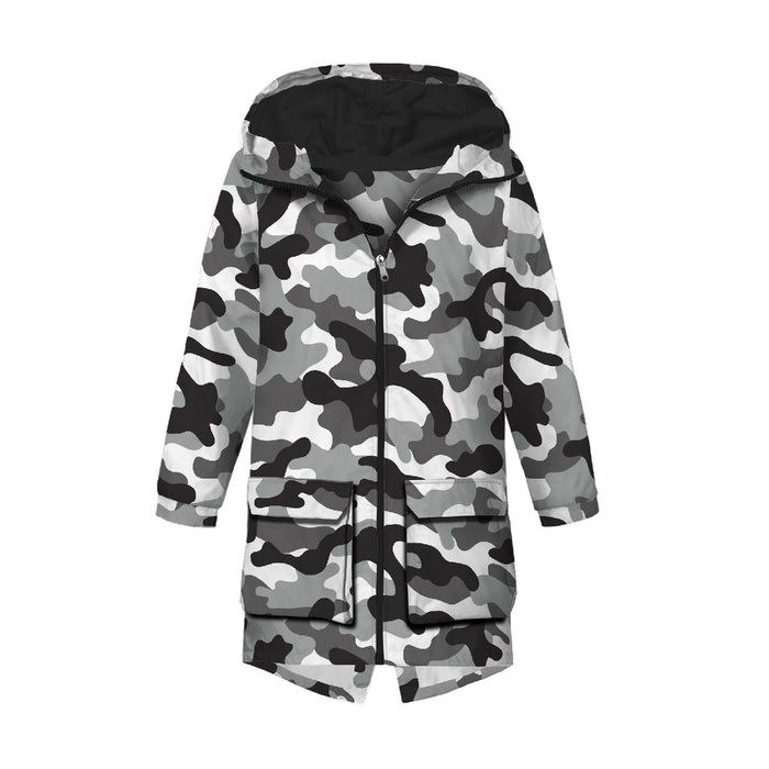 MEN'S PARKA (TOM) - CAMOUFLAGE GREY - sewing set XL