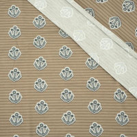 KOTVY / piráti - světle hnědý - úplet TE210