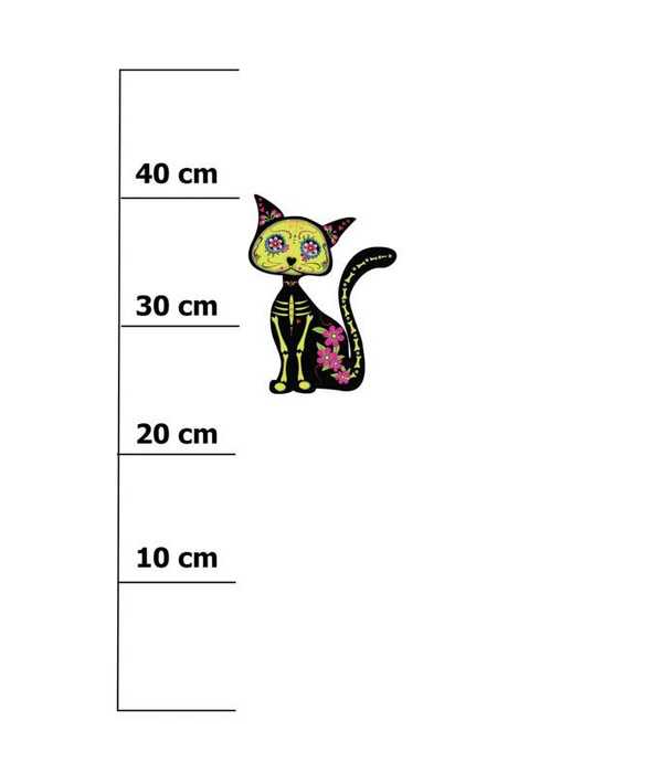 KATZE ELENA (DIA DE LOS MUERTOS) - Paneel 50cm x 60cm