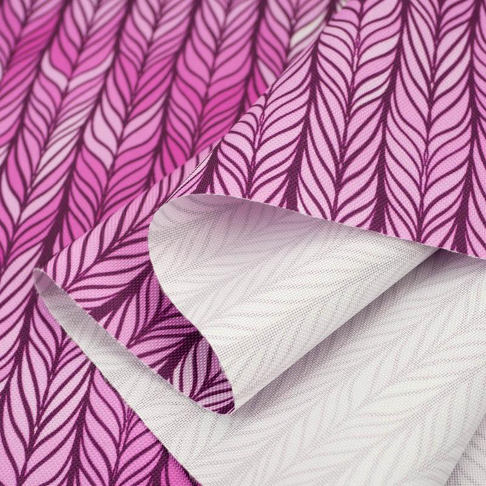 BRAID / pink - Waterproof woven fabric