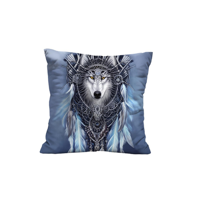 POLŠTÁŘ 45x45 - SPIRIT WOLF - přední + zadní strana