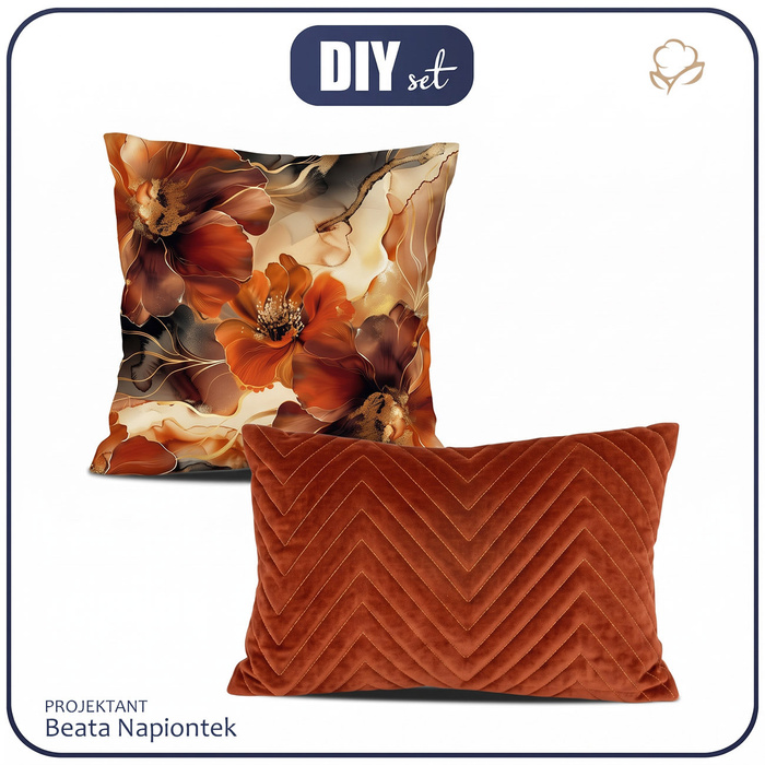DECORATIVE PILOWS - AUTUMN FLOWERS WZ. 13