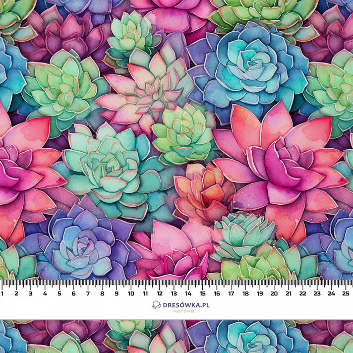 SUCCULENT PLANTS PAT. 4 - Cotton muslin