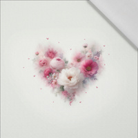 PASTEL BLOOM WZ. 5 - panel (75cm x 80cm) Cotton woven fabric