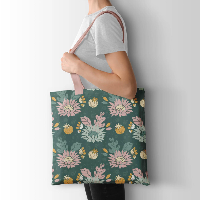 AUTUMN GARDEN pat. 2 - Waterproof woven fabric