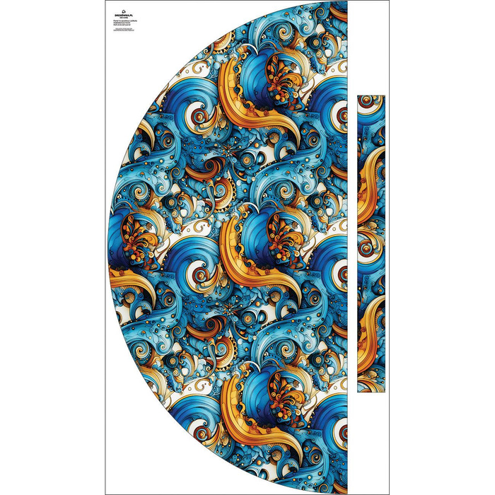 Maxirock Panel - Viskose Jersey/ Abstraction wz.16