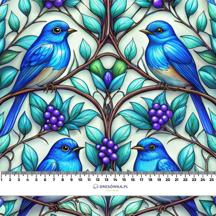 Stained Glass wz. 33 - Satyna