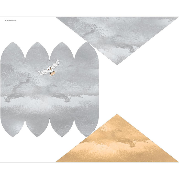 KID'S CAP AND SCARF (CLASSIC) - OWL (MAGIC SCHOOL) 55-58