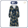 WICKEL MIDI KLEID (BIANCA)  (L) - FLOWERS wz.20 - Nähset