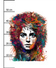 ABSTRACT GIRL PAT. 1  - panel (60cm x 50cm)