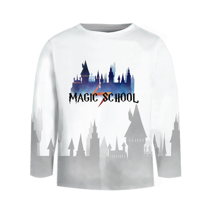 LONGSLEEVE - MAGIC SCHOOL (ZAUBERSCHULE) - Single Jersey (134/140)