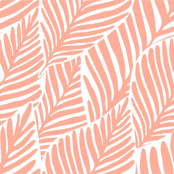 LEAVES WZ. 2 (apricot) - Wasserabweisende Webware