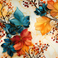 AUTUMN TIME PAT. 7 - Waterproof woven fabric