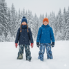 WINTER FOREST WZ. 2- Welur tapicerski