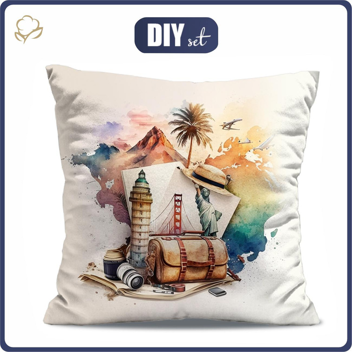 POLŠTÁŘ 45x45 - TRAVEL TIME VZ. 3 - Sada šití