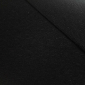 FLAME Baumwoll-Jersey - SCHWARZ - 170g