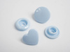 Napy KAM serca12mm - baby blue 10kpl