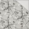LEAVES pattern no. 1 (grey) - Viscose jersey