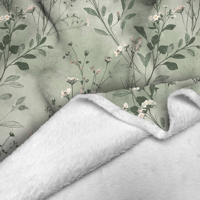 PASTEL FLOWERS WZ. 27 - Minky plyš