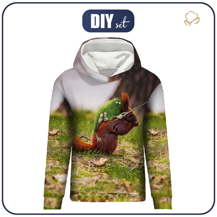 CLASSIC WOMEN’S HOODIE (POLA) - SKURCZ BEAST - sewing set L