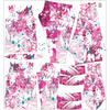 THERMO WOMEN'S SET (JANE) - PINK SPLATTER - sewing set S