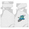 KID’S T-SHIRT - FAST WHEELS / acid (grey) - single jersey 