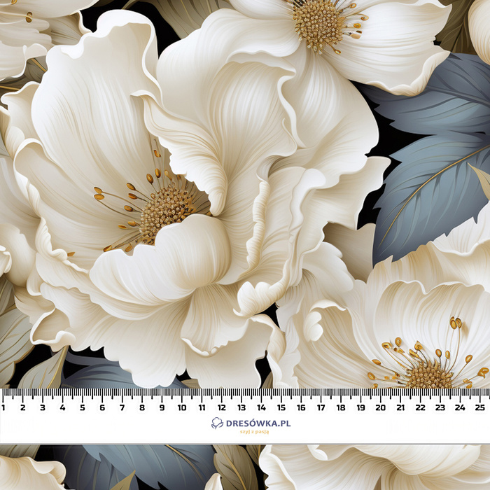 FLOWERS - Cloud Dancer WZ.7- Wasserabweisende Webware