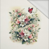 PASTEL BLOOM WZ. 1 - panel (60cm x 50cm) Sommersweat