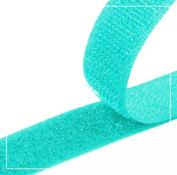 Suchý zip samolepící  20mm aqua komplet