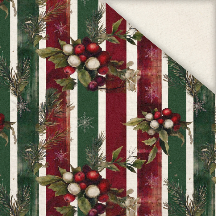 CHRISTMAS STRIPES WZ.3 - Linen 100%