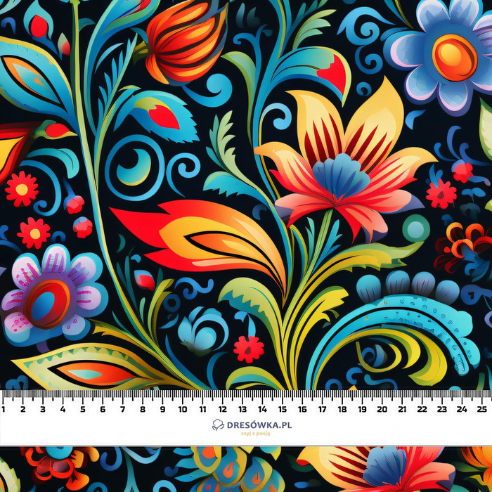 Folk Art wz.7- Potahový velur 