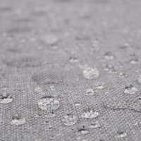 LIGHT GREY - Waterproof woven fabric linen imitation