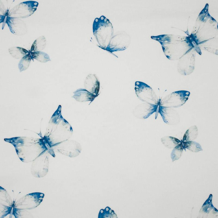 SCHMETTERLINGE M. 4 (AQUARELL-SCHMETTERLINGE) - Baumwoll Musselin