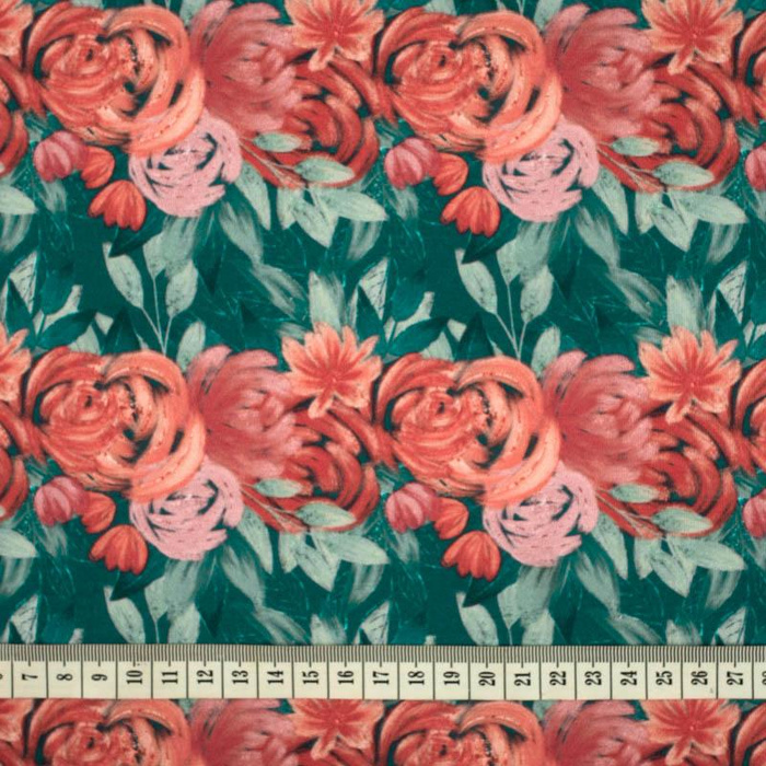 ROSEN UND PÄONIEN Ms. 5 - Wasserabweisende Webware