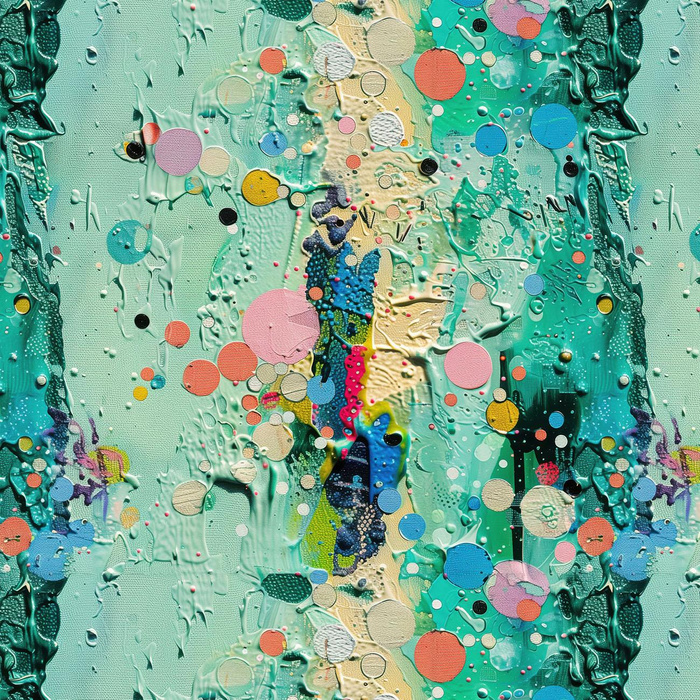 ABSTRACTION WZ.43 - tkanina bawełniana