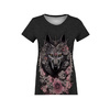 DAMEN T-SHIRT - FANTASY WOLF - Nähset M